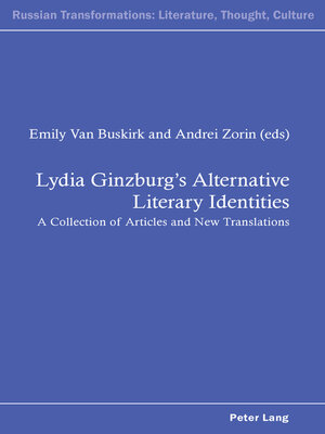 cover image of Lydia Ginzburg's Alternative Literary Identities